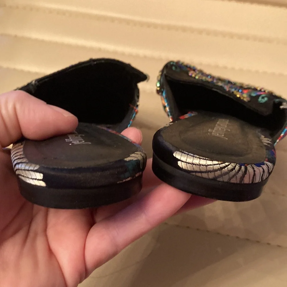 Jeffery Campbell beaded mules - Picture 6 of 8